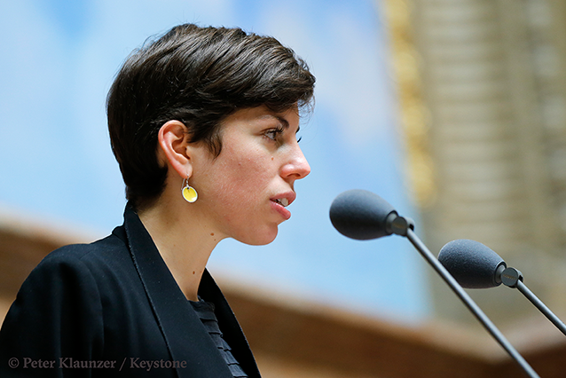 Lisa Mazzone, Genfer Nationalrätin der Grünen